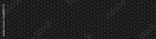  Hexagonal Maze pattern abstract illustration