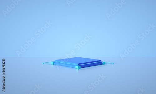3D rendering of promotional background