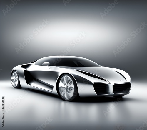 Luxurious Car, Generative AI Illustration