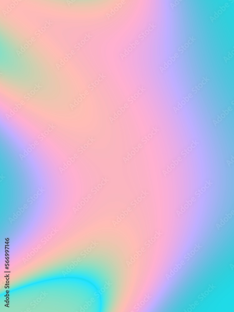 Fluid colorful holographic art phone wallpaper
