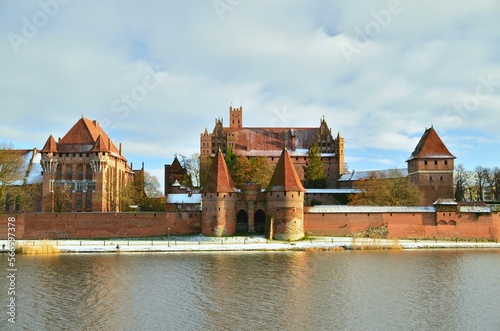 malbork teutonic castle panorama 2023