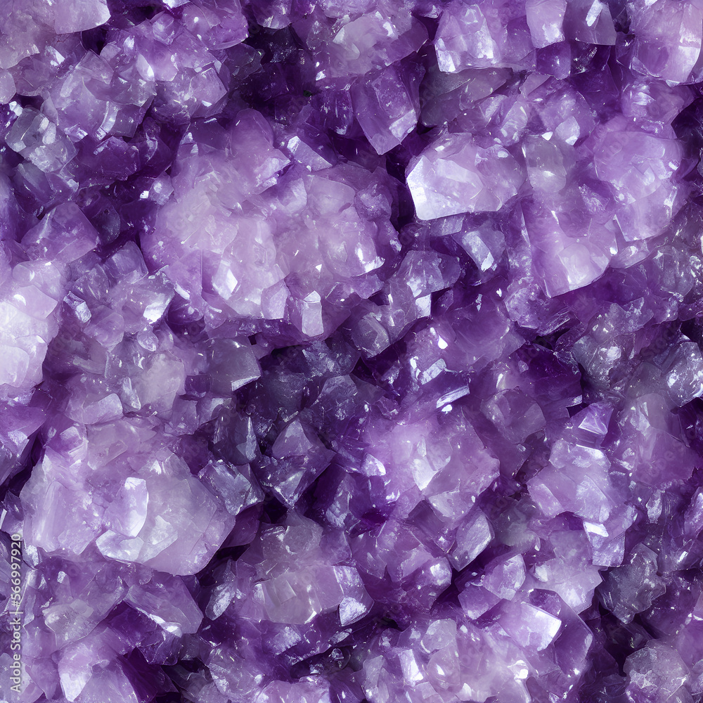 High-Resolution Image of Amethyst Texture Background Showcasing the Unique and Striking Characteristics of Amethyst, Perfect for Adding a Distinctive and Eye-catching Element to any Design Project