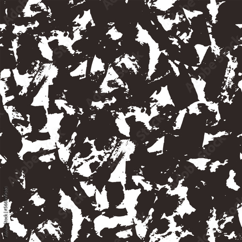 Grunge texture seamless vector pattern. African abstract background, animal skin textile. Stone wall background.