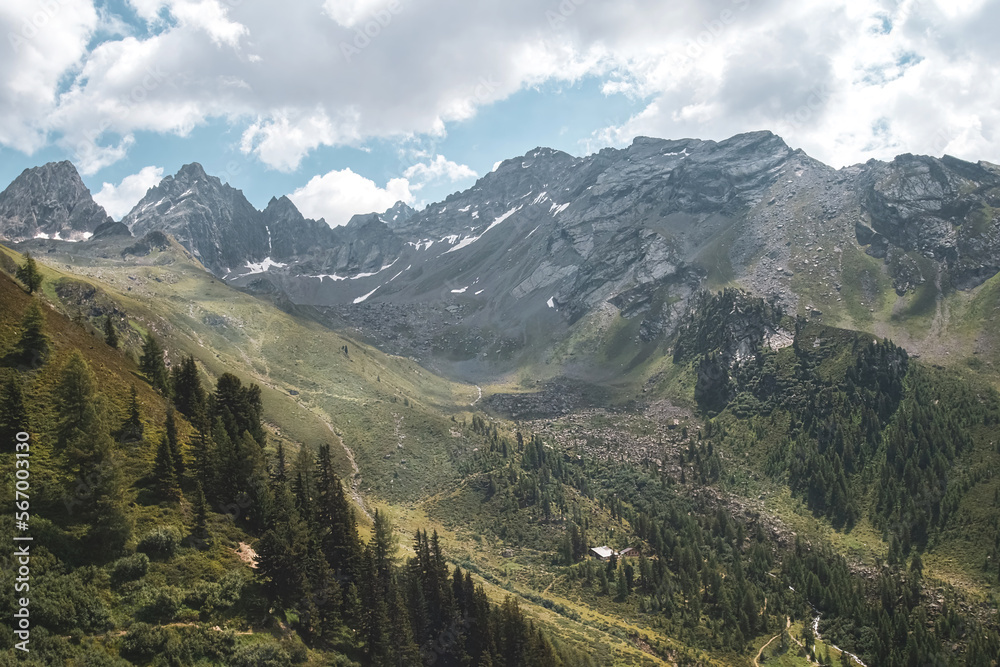 Naklejka premium Alpenlandschaft im Kaunertal / Österreich