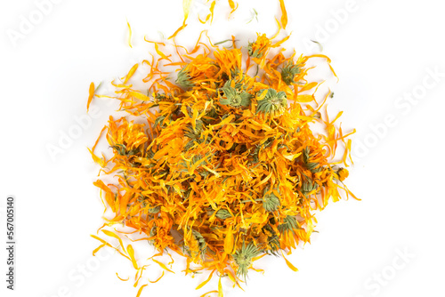 Calendula flowewr tea photo