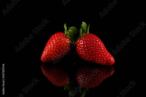 Wallpaper Mural Red ripe strawberry fruits Torontodigital.ca