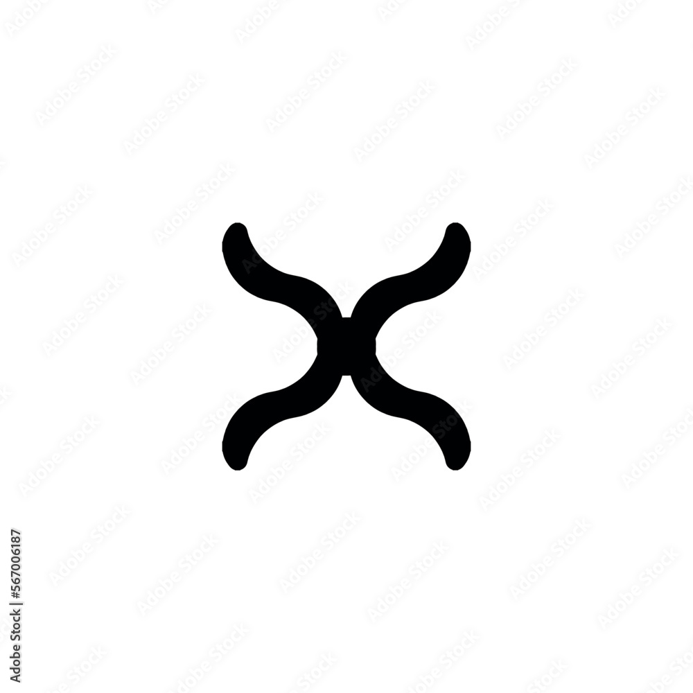 X icon icon. Simple style big sale poster background symbol. Remove button. X brand logo design element. X t-shirt printing. Vector for sticker. X icon icon. Simple style big sale poster background symbol. Remove button. X brand logo design element. X t-shirt printing. Vector for sticker.