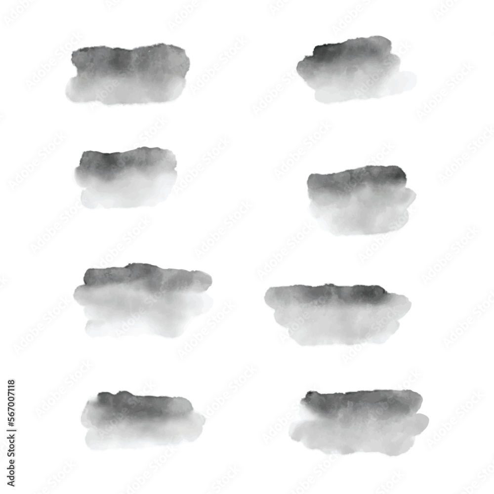 set of artistic hand drawn grunge background,texture,line,brush stroke.Vector collection or set of artistic black paint, ink or acrylic hand made creative brush stroke backgrounds.