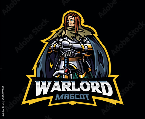 Mighty Warlord with a Sword Weapon