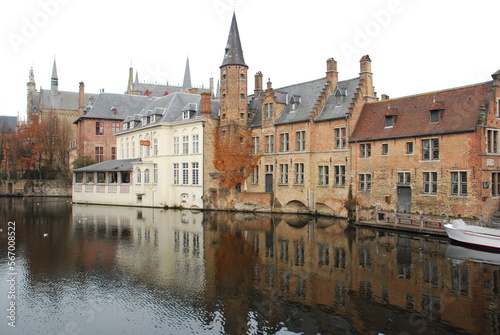 Bruges, Belgium buildings and water © Abraham