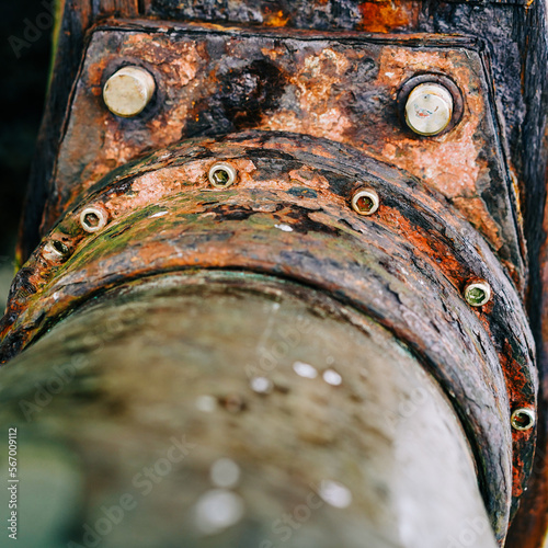 Shipwreck Old Boat of Caol in Corpach, Scotland. photo