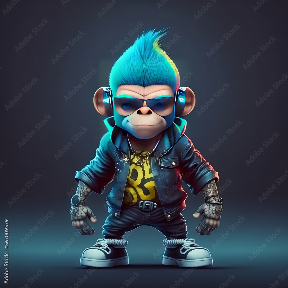 Mascot Character Monkey