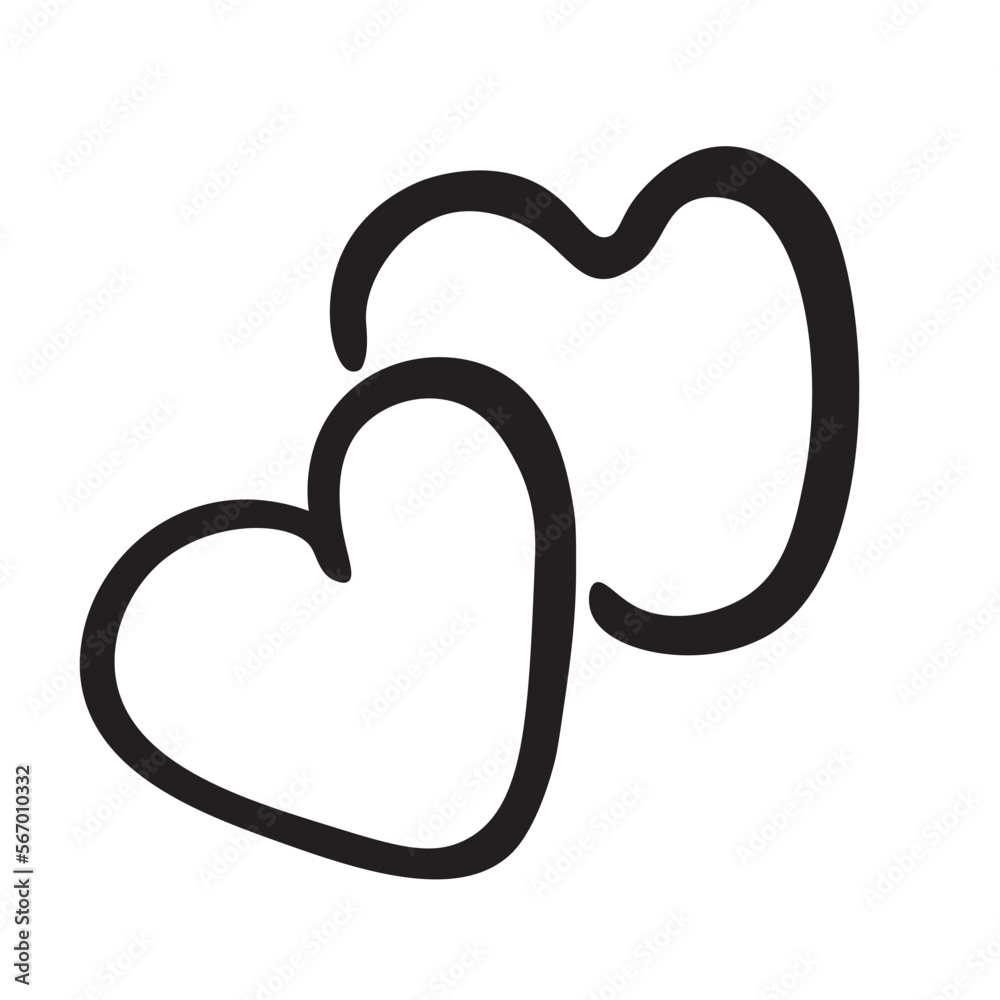 design element in doodle style for decoration.Vector flat illustration. Postcard for Valentine's day. linear design. original design for gifts design element in doodle style for decoration.Vector flat illustration. Postcard for Valentine's day. linear design. original design for gifts