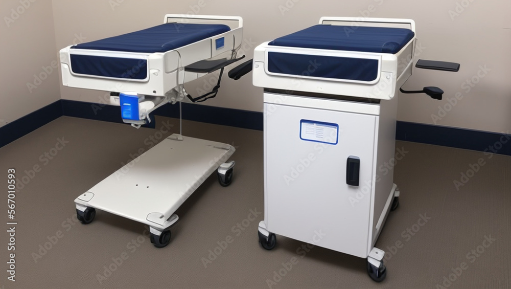 Hospital Tables, Instruments, Beds, Interiors, Devices