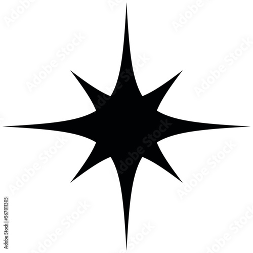 8-Point Star Vector