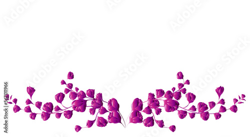 Floral background. Beautiful branch of flowers and buds, hand drawing. For background, invitation template, postcard, web, beautiful greeting