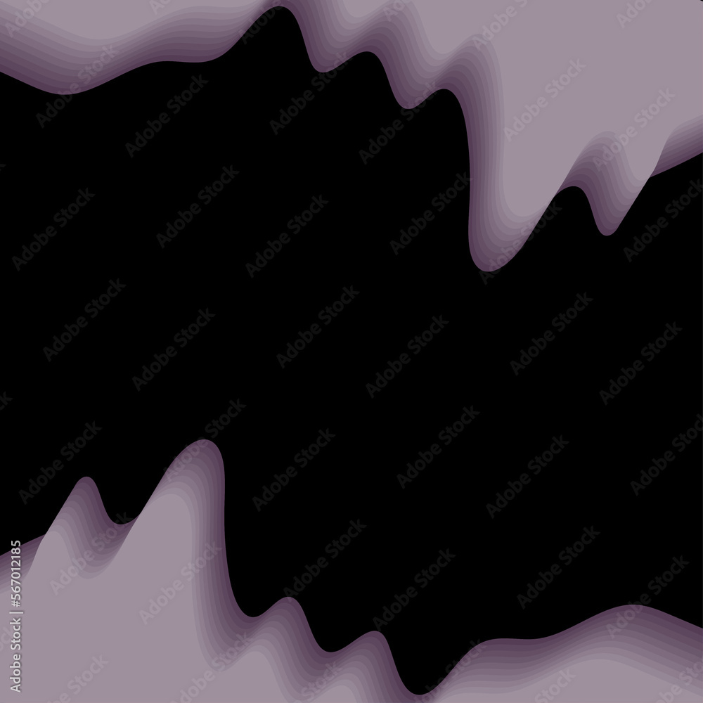 Fototapeta premium Pink transitions on a black background.3d.