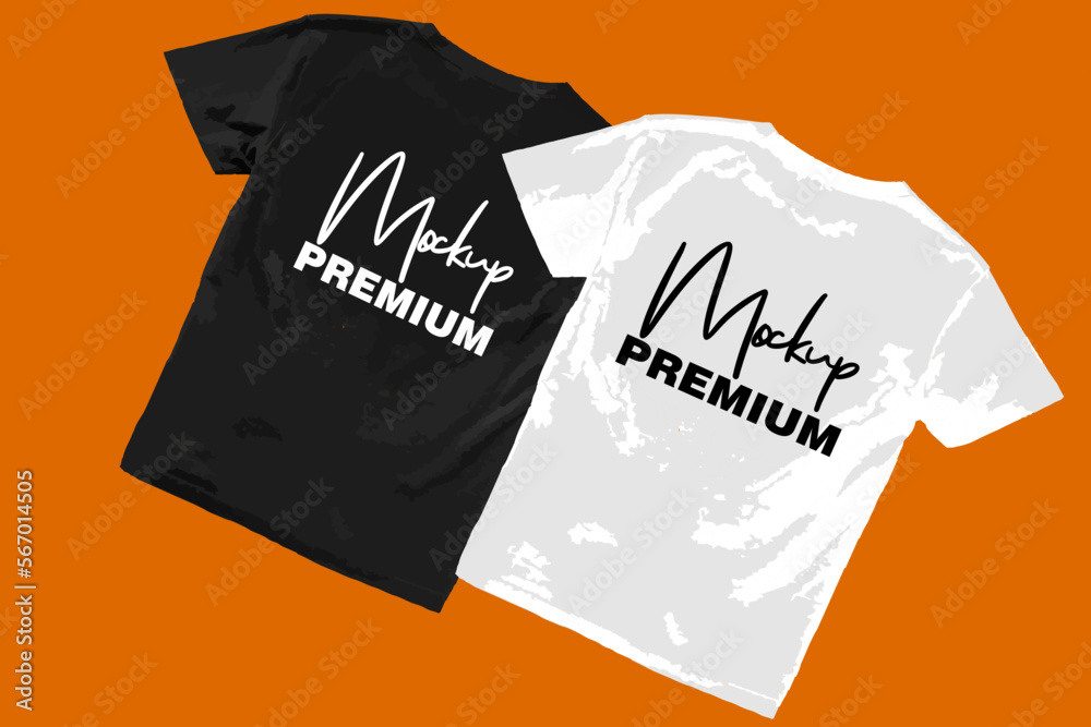 Black t shirt mockup , mockup tshirt front and back, t shirt mockup