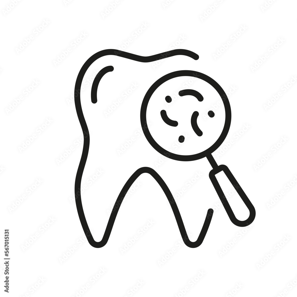 Tooth Bacteria Line Icon. Teeth Medical Exam Linear Pictogram. Oral Hygiene. Microbe and Infection. Dentistry Outline Symbol. Dental Treatment Sign. Editable Stroke. Isolated Vector Illustration Tooth Bacteria Line Icon. Teeth Medical Exam Linear Pictogram. Oral Hygiene. Microbe and Infection. Dentistry Outline Symbol. Dental Treatment Sign. Editable Stroke. Isolated Vector Illustration