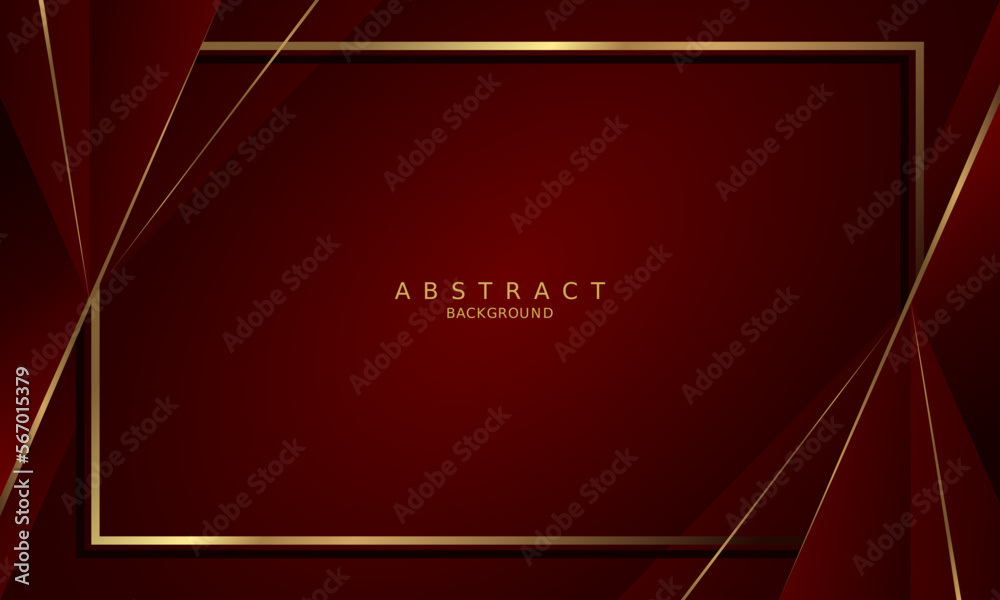 dark red luxury premium background and gold line. dark red luxury premium background and gold line.