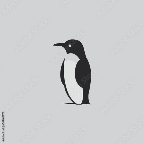 Penguin logo design template