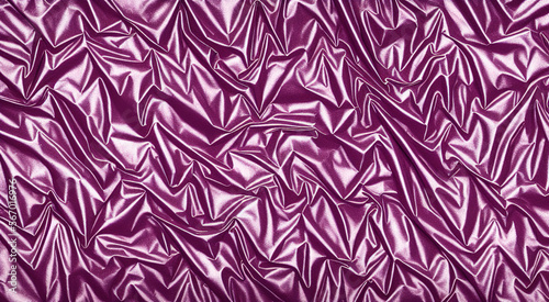 Wrinkled plastic wrap texture - Vinyl plastic © Miha