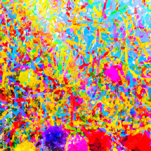 Canvas Print wonderful eye catching colorful vibrant image provoking joy, excitement and joy