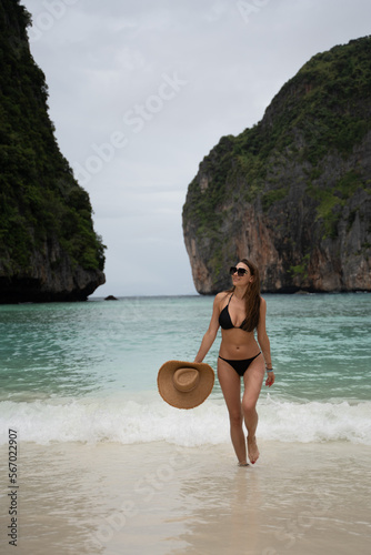 woman on the beach © Monika