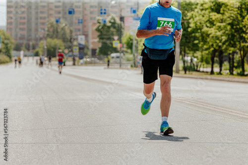 male runner athlete run marathon race