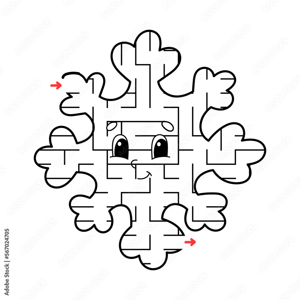 Abstract maze. Game for kids. Puzzle for children. Labyrinth conundrum. Find the right path. Education worksheet. Abstract maze. Game for kids. Puzzle for children. Labyrinth conundrum. Find the right path. Education worksheet.