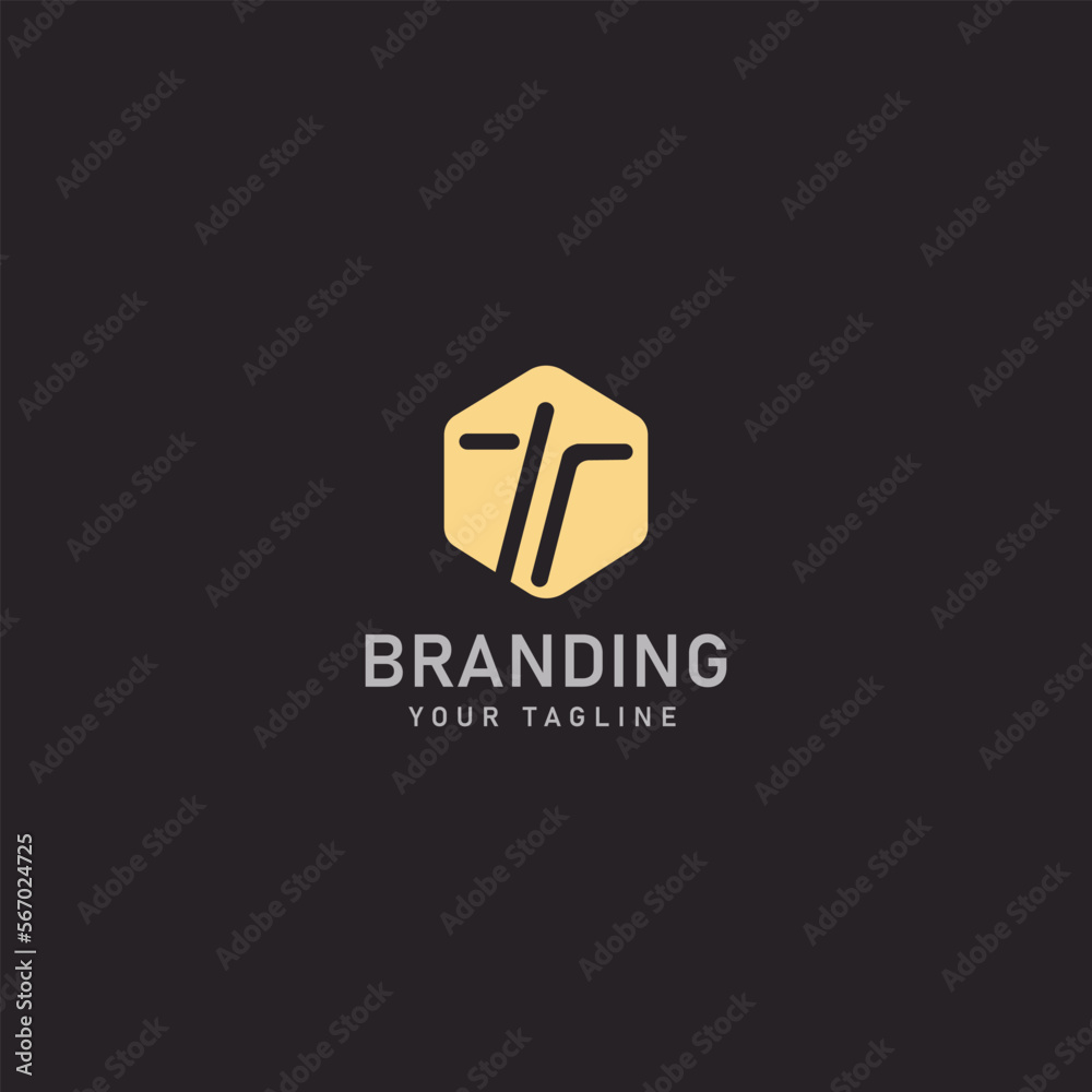 letter T logo design template