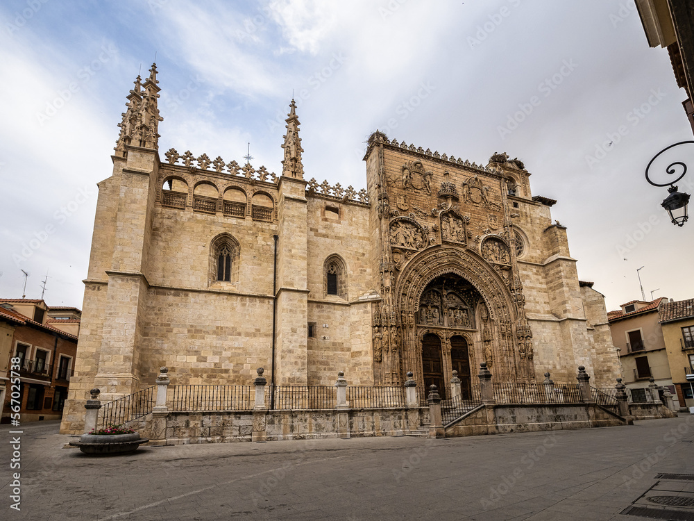 Church of Saint Mary, Santa Maria la Real, in Aranda de Duero, Burgos, Spain.