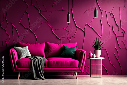 Obraz na płótnie Luxury and modern living room interior, comfortable sofa, Luxury lounge or recep
