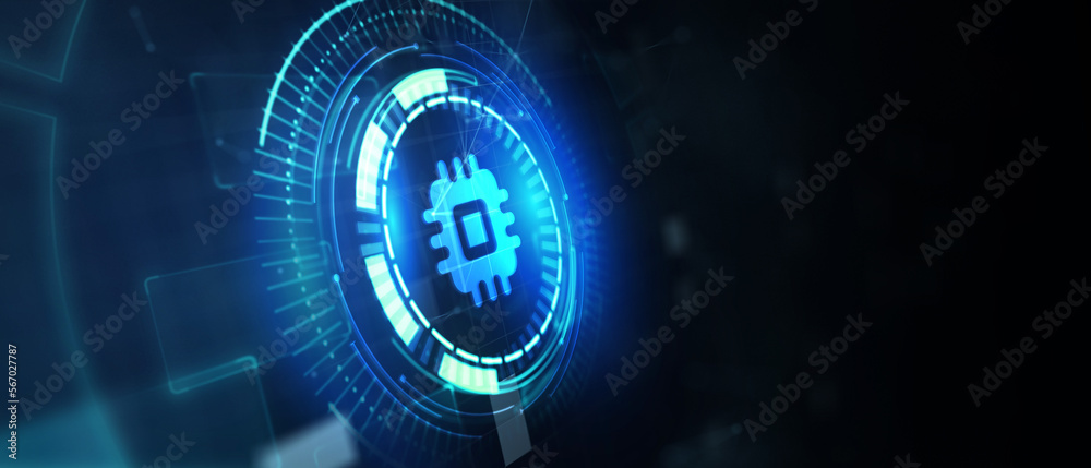 Internet of things - IOT concept. Businessman offer IOT products and solutions. 3d illustration Internet of things - IOT concept. Businessman offer IOT products and solutions. 3d illustration