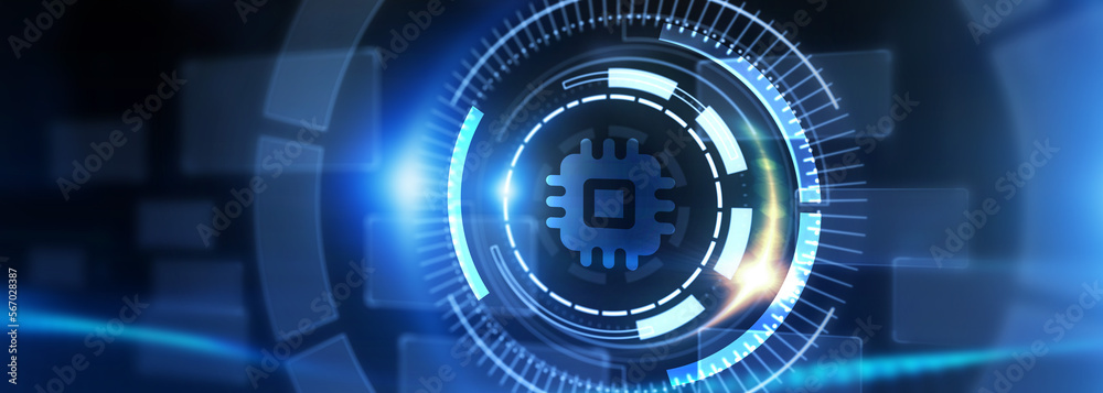 Internet of things - IOT concept. Businessman offer IOT products and solutions. 3d illustration Internet of things - IOT concept. Businessman offer IOT products and solutions. 3d illustration