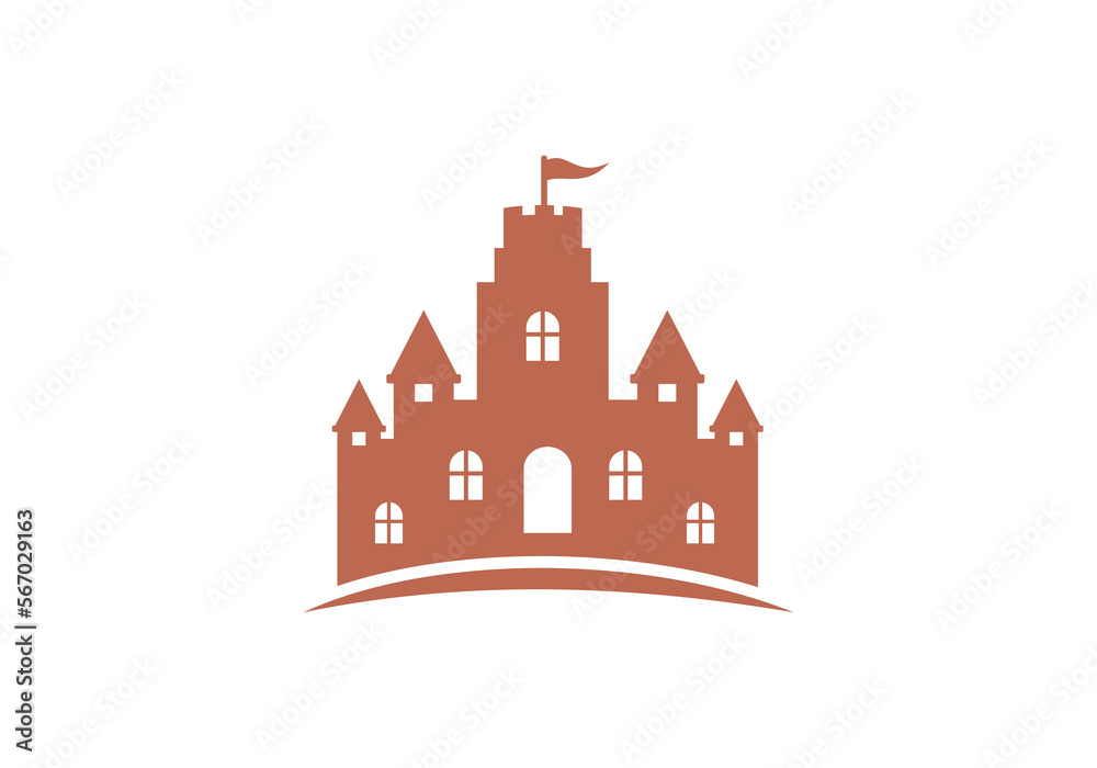 castle building old building logo Logo Vector castle building old building logo Logo Vector