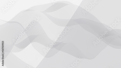 abstract white background with wavy flow lines