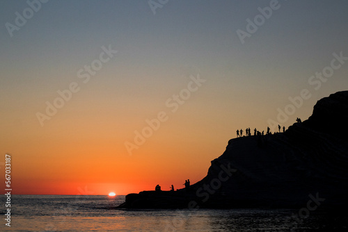 Sunset in Scala dei Turchei 