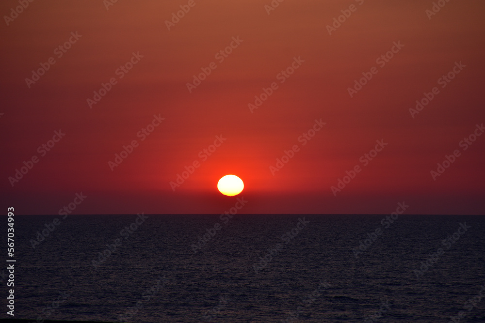 Sunset over the Sea of Japan