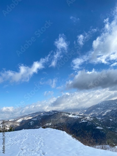 snow covered mountains © merve