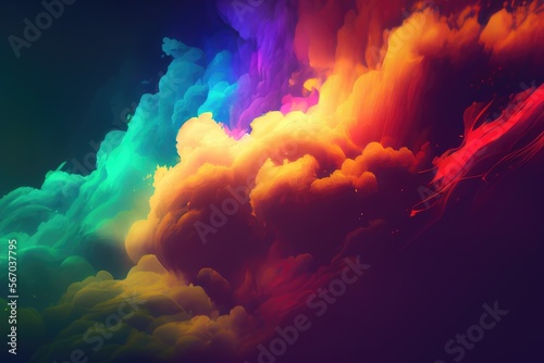 abstract colorful texture background wallpaper. AI generated