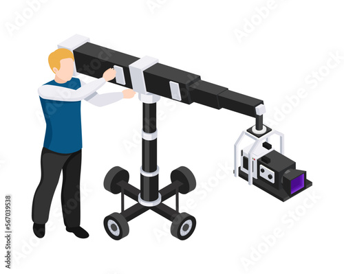 Camera Stand Operator Composition