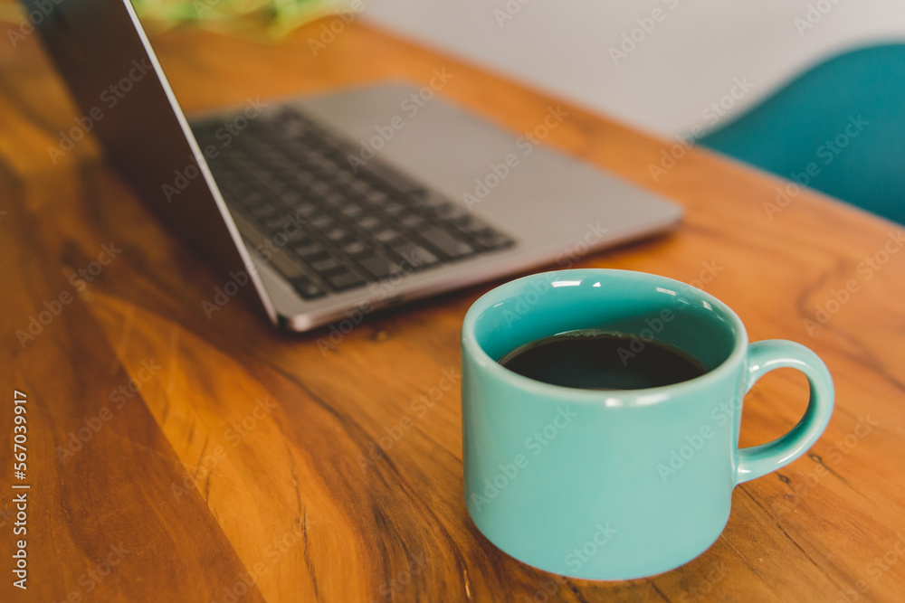 xícara de café no ambiente de trabalho xícara de café no ambiente de trabalho