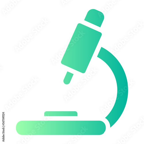 microscope gradient icon