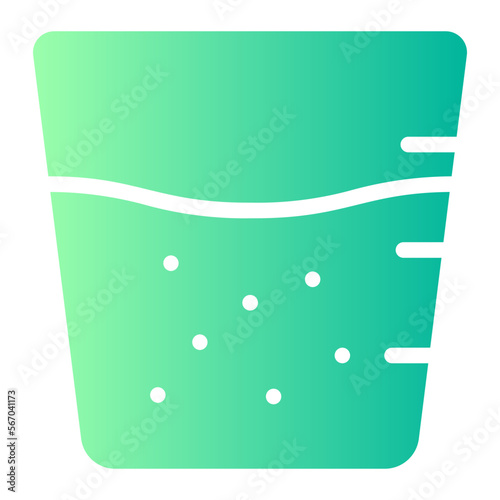 urine sample gradient icon