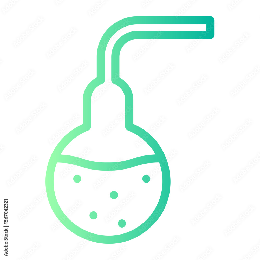 flask gradient icon flask gradient icon