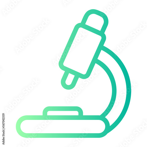 microscope gradient icon
