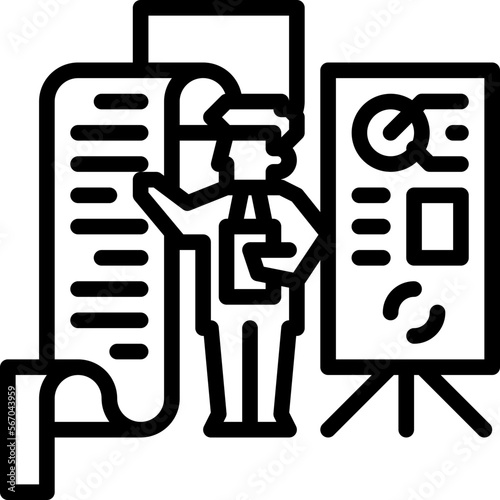 presentation outline icon