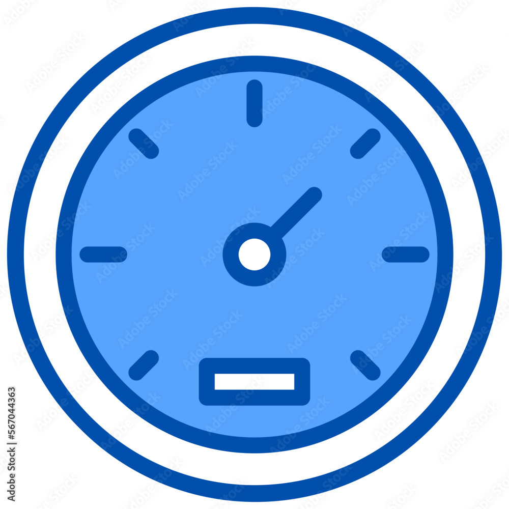 Meter line icon