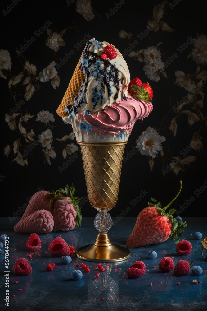 Valentine Ice-cream Cornet